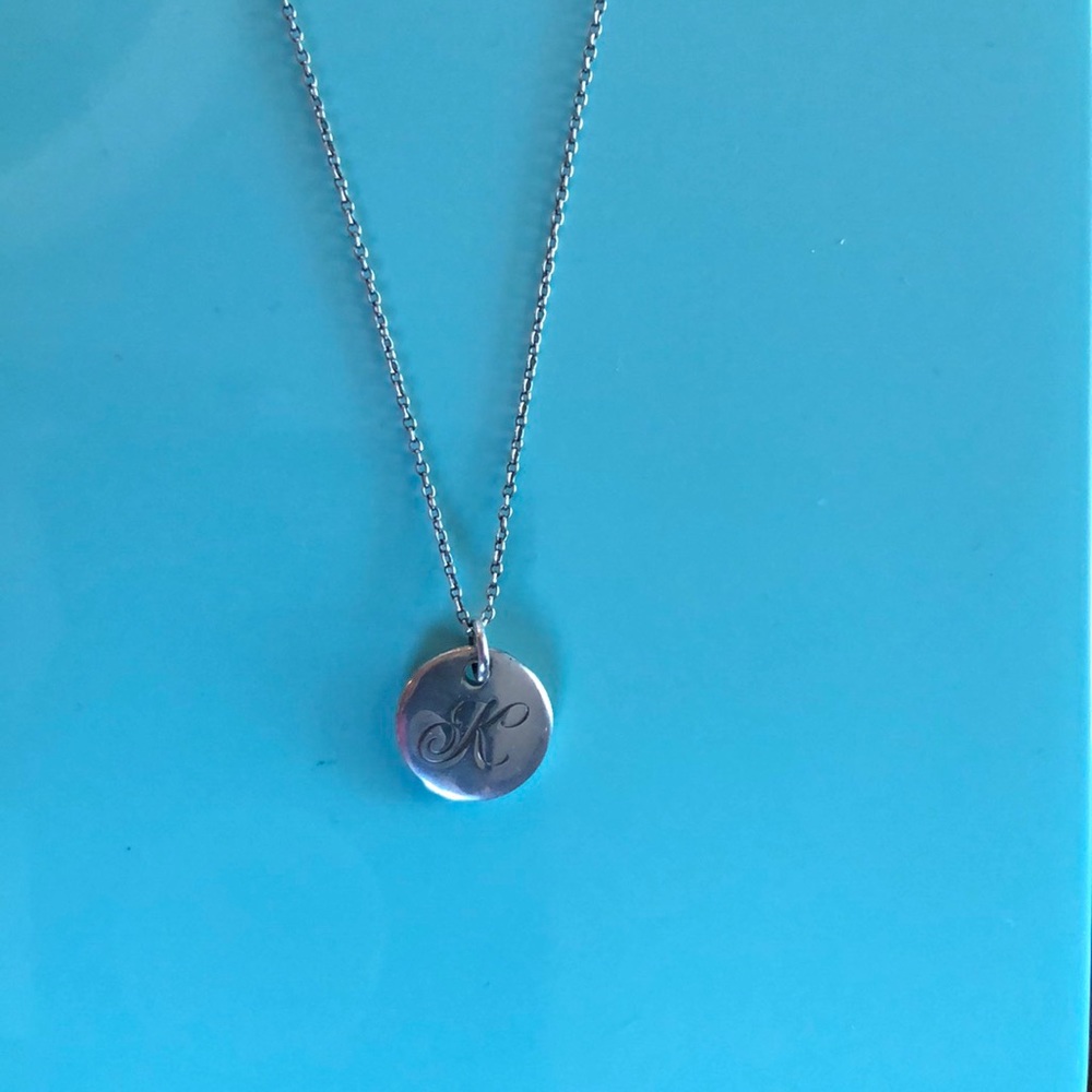 Tiffany & Co Letter Sterling Silver “K”